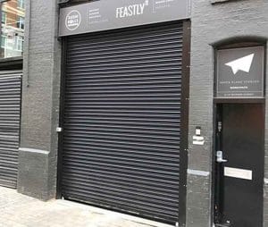 Powder Coated Restaurant Door
